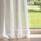 White Linen Look Sheer Upholstery Fabric by The Yard - SKU: Nicholas Cotton